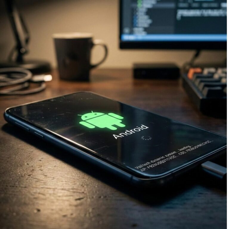 smartphone stuck in boot loop before entering android recovery mode​